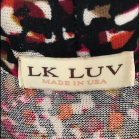 LK Luv Woman’s lightweight Open Front LS Cardigan *L* - Picture 3 of 4